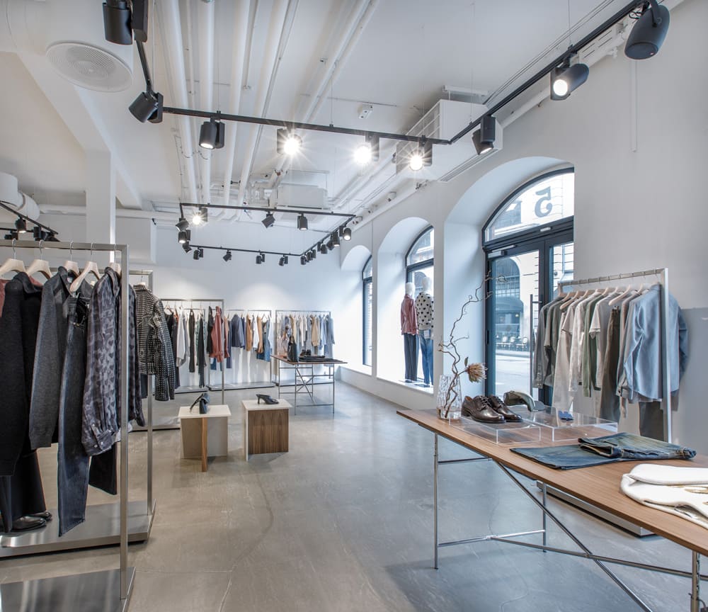 Butiksinredning klädbutik